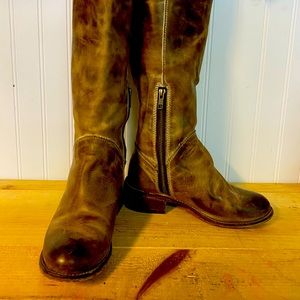 Corral Leather Lace Back Boots